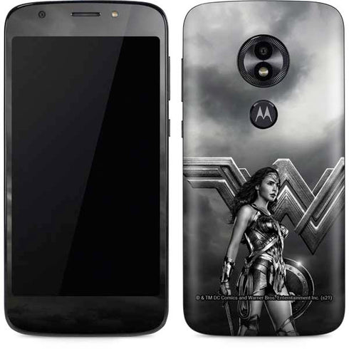The Justice League (2017) Wonder Woman Poster Moto E5 Play Skin
